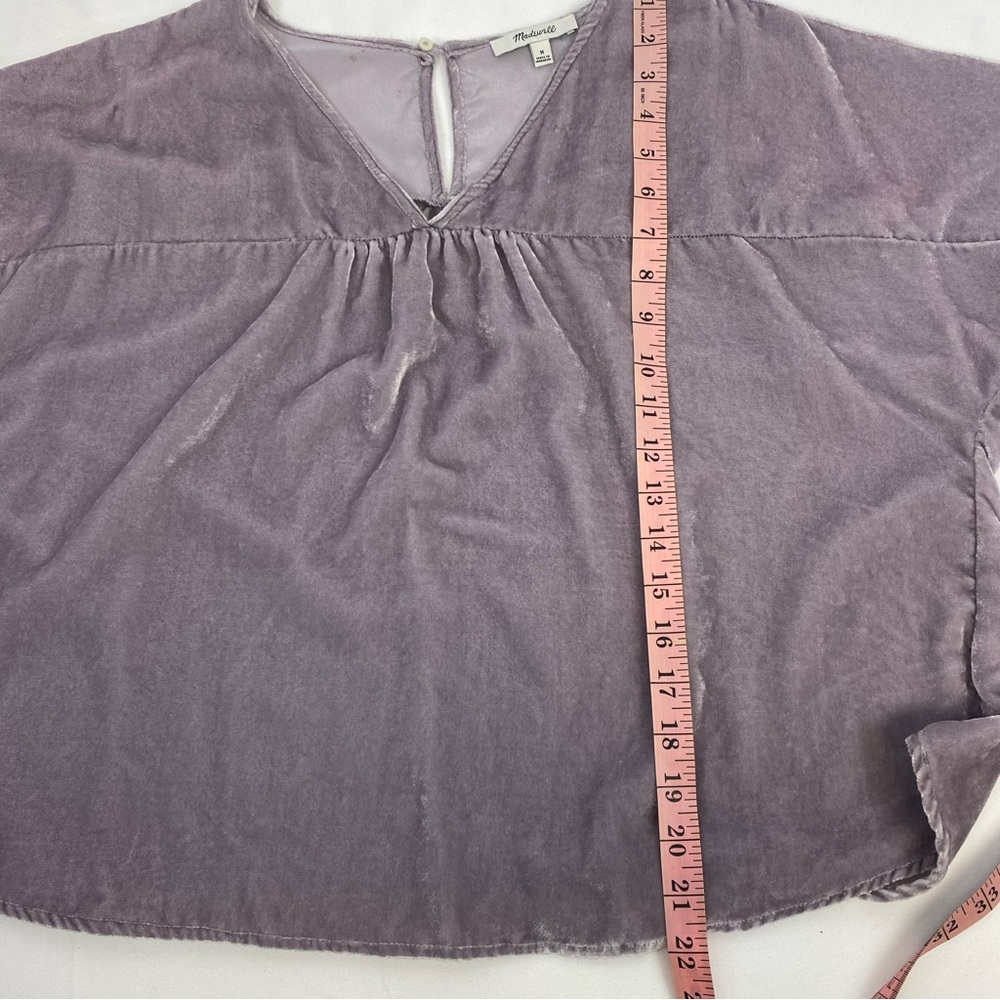 Madewell Velvet Rhyme Top - Picture 9 of 13